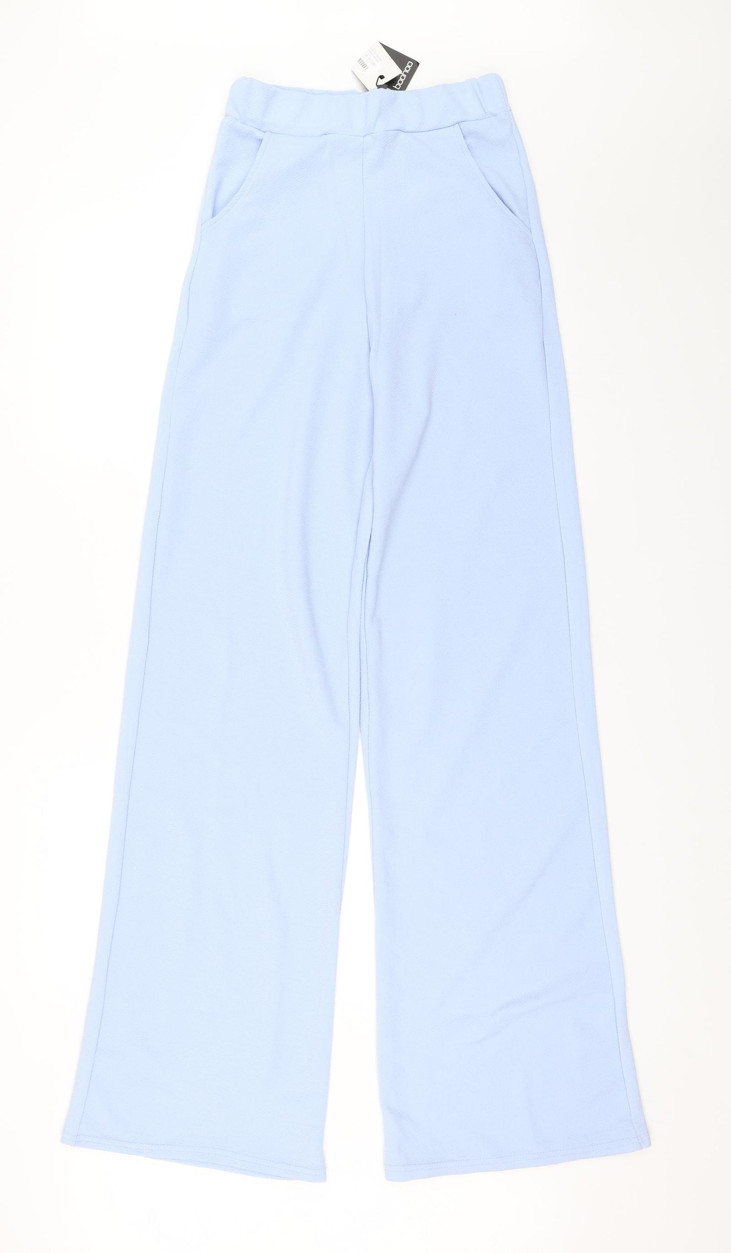 Boohoo Womens Blue   Trousers  Size 10 L30 in