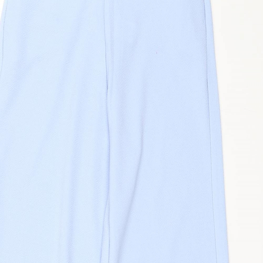 Boohoo Womens Blue   Trousers  Size 10 L30 in