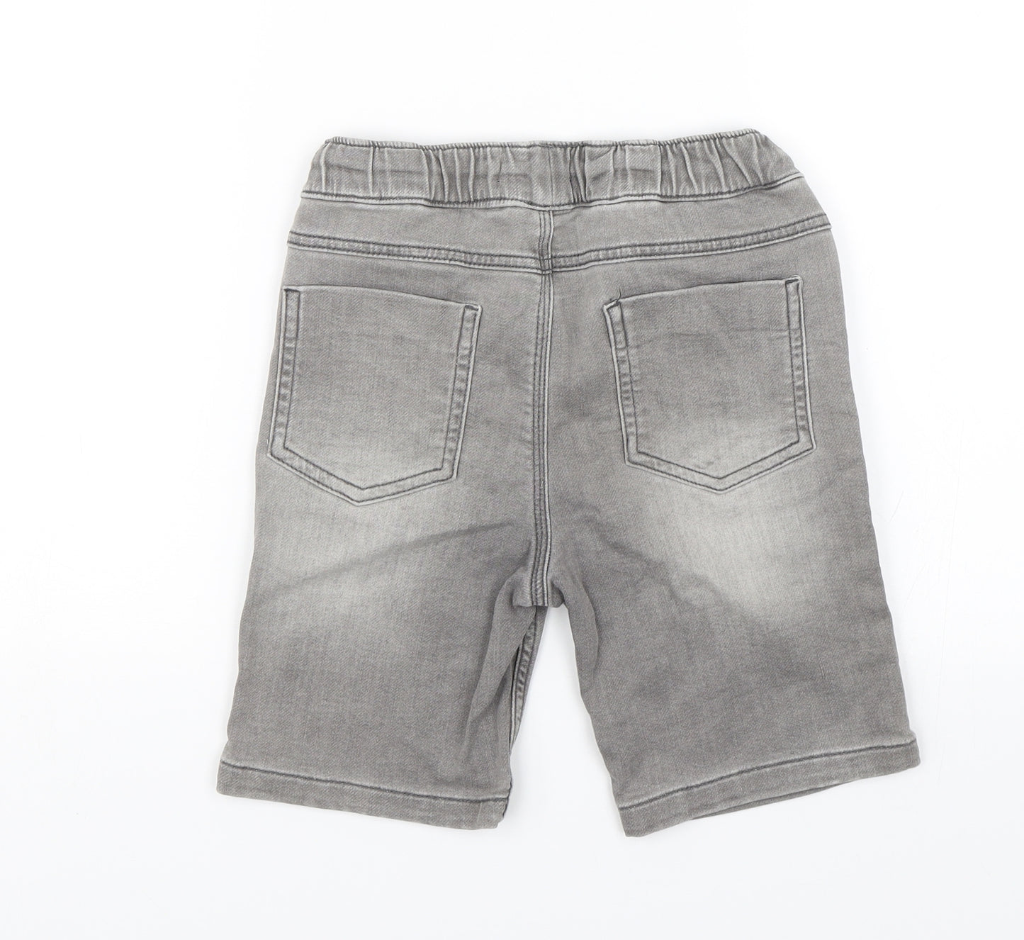 Matalan Boys Black  Denim Chino Shorts Size 8 Years