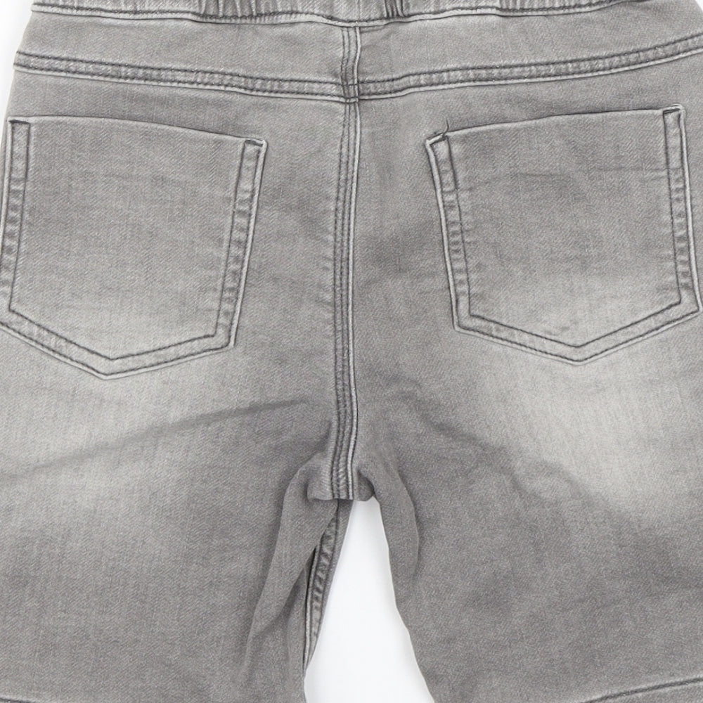 Matalan Boys Black  Denim Chino Shorts Size 8 Years