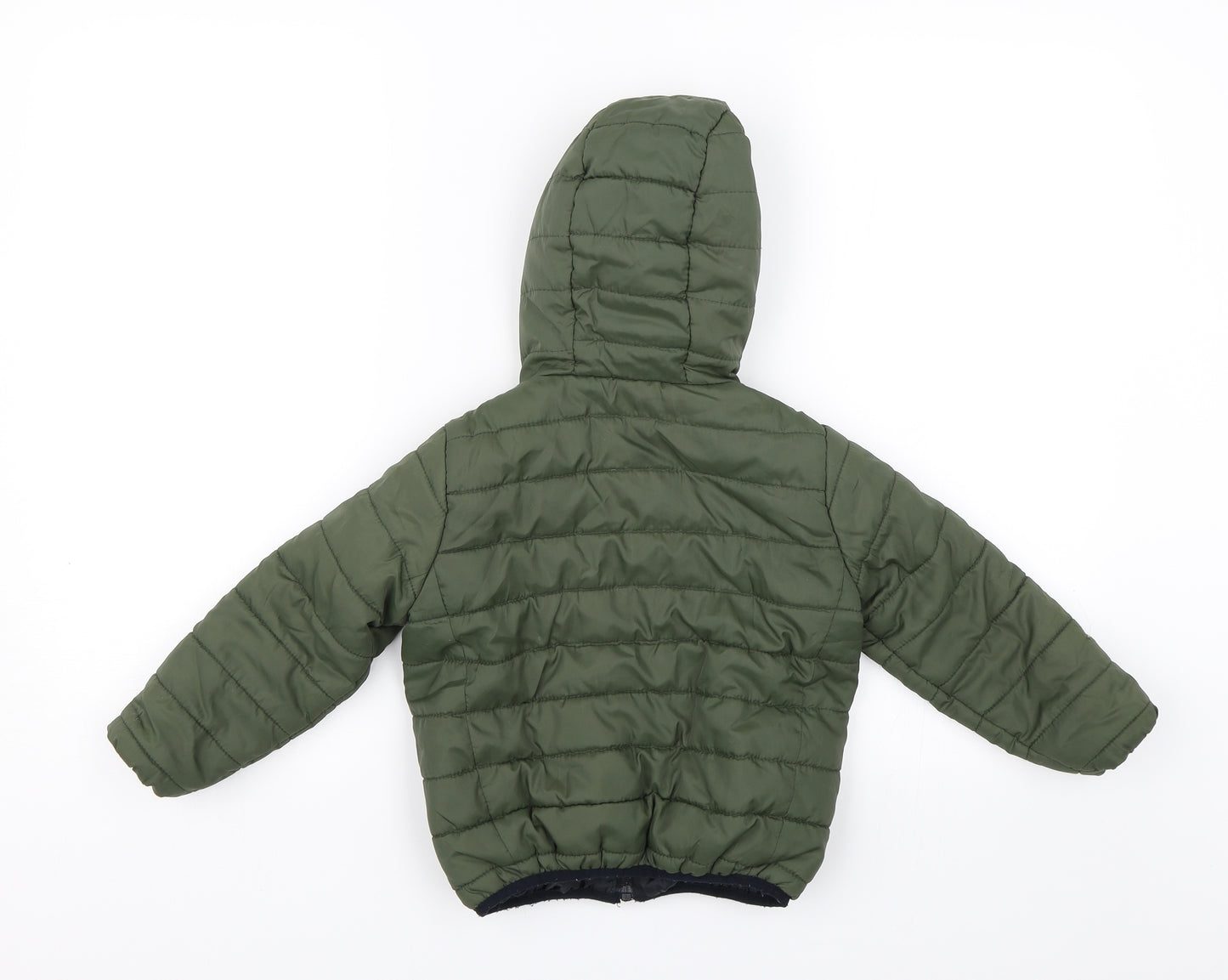 Little Kids Boys Green   Puffer Jacket Jacket Size 3-4 Years