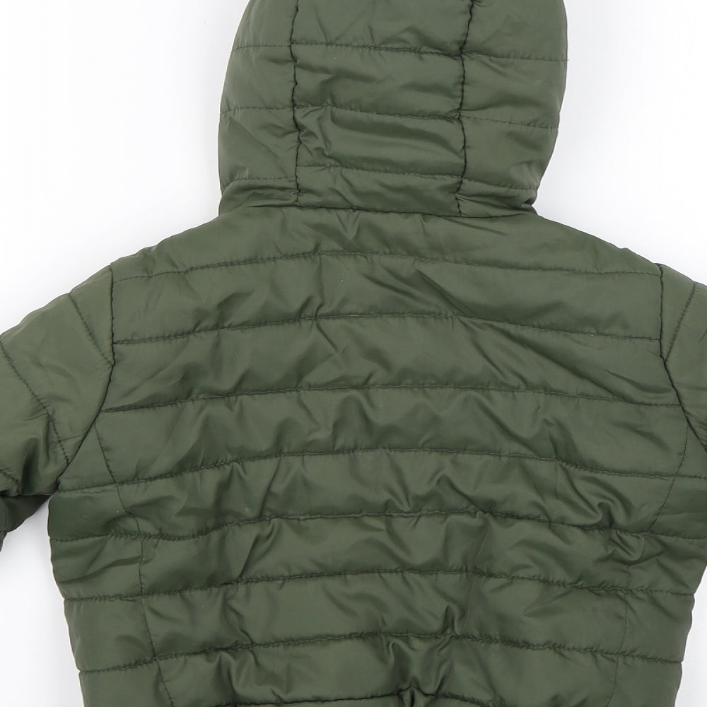 Little Kids Boys Green   Puffer Jacket Jacket Size 3-4 Years