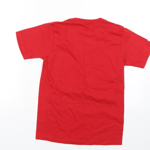 Punta Cana Womens Red   Basic T-Shirt Size 12