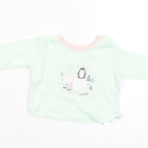 Primark Baby Green   Pullover Jumper Size 0-3 Months