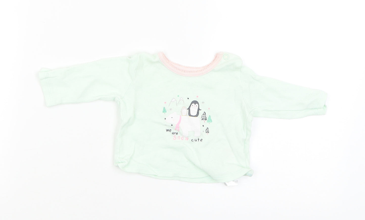Primark Baby Green   Pullover Jumper Size 0-3 Months