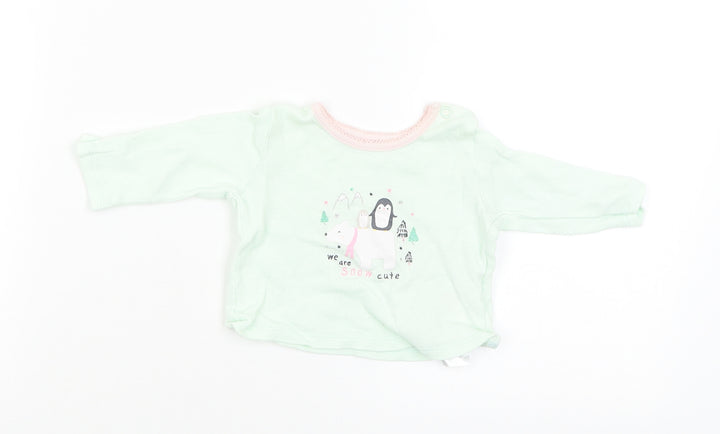 Primark Baby Green   Pullover Jumper Size 0-3 Months