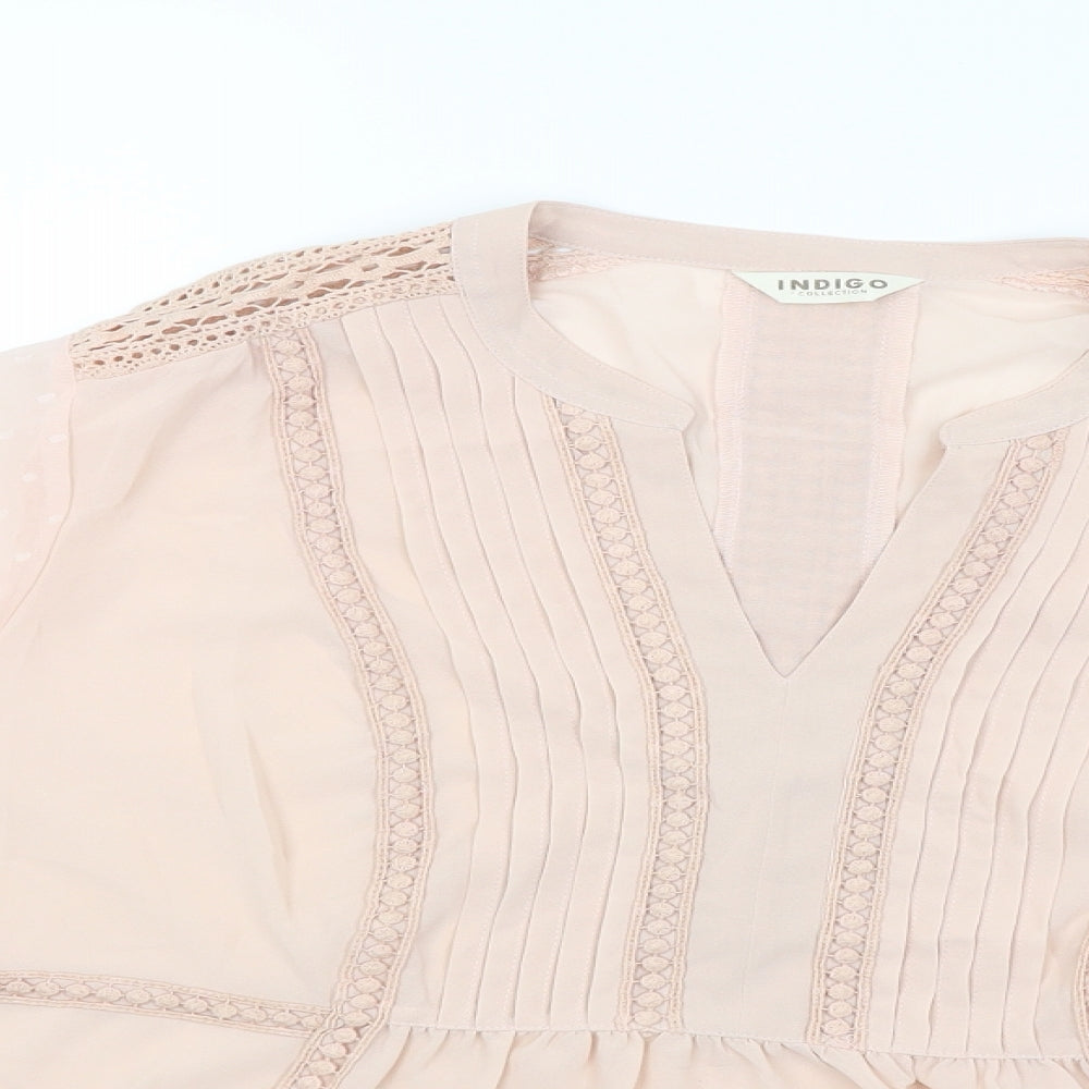 M&S Womens Pink   Basic Blouse Size 22