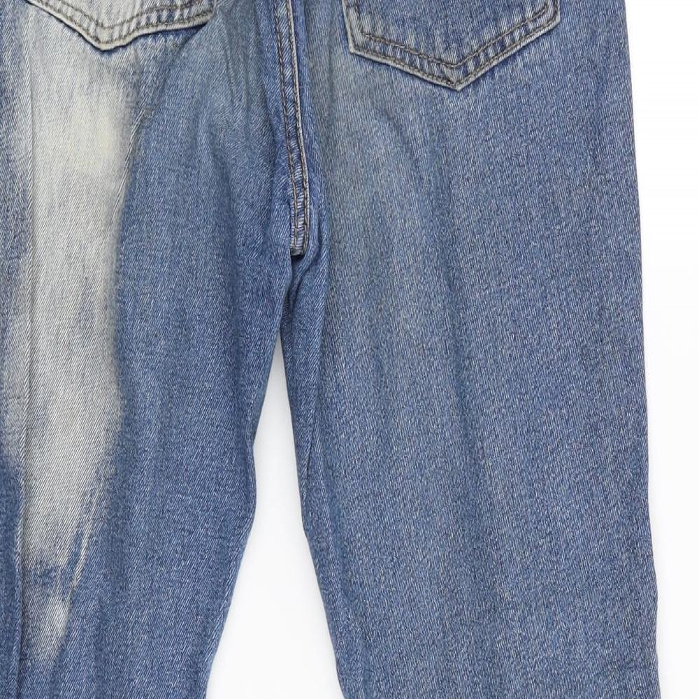 MOMOKROM Womens Blue   Straight Jeans Size 8 L26.5 in