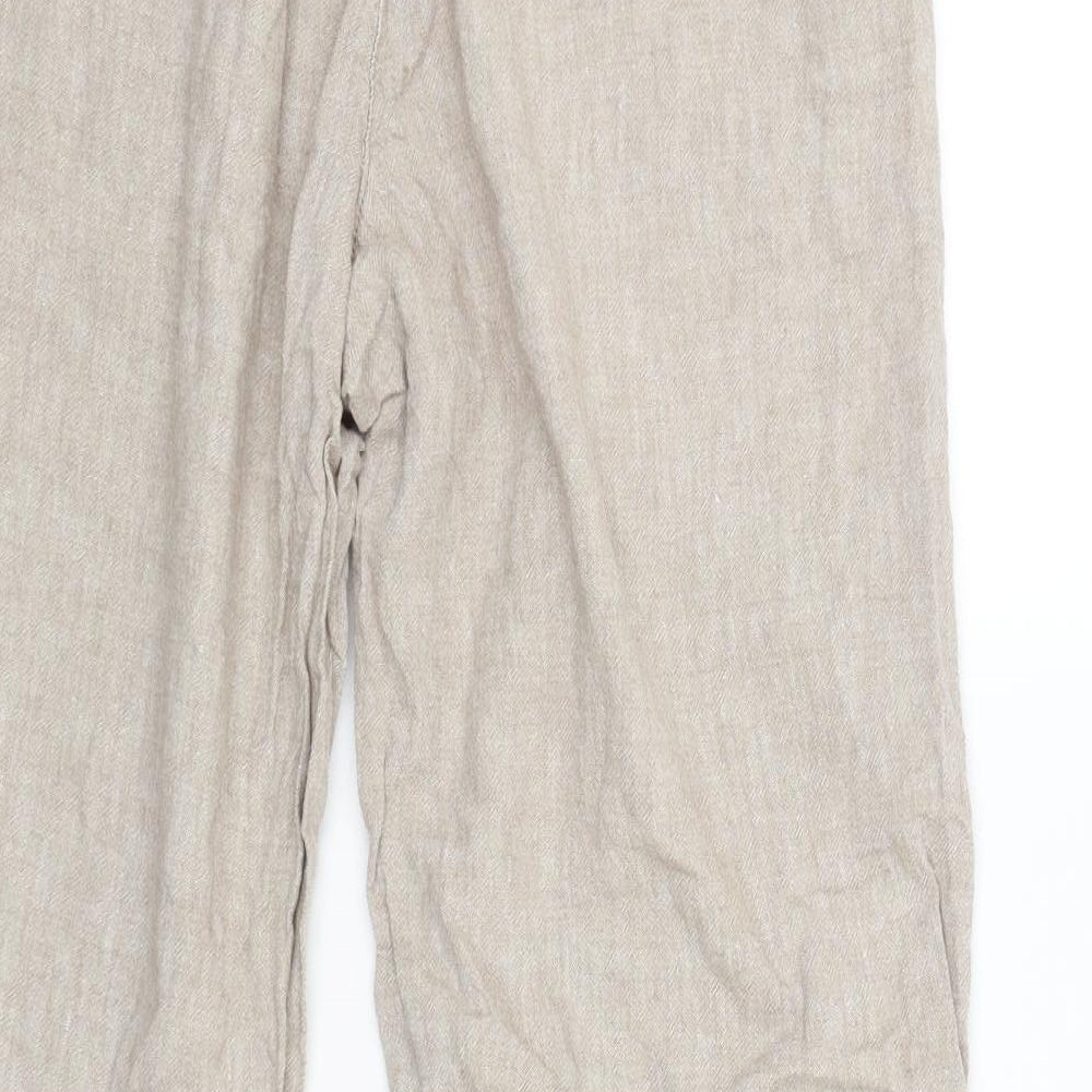 George Womens Beige   Jogger Trousers Size 12 L24 in