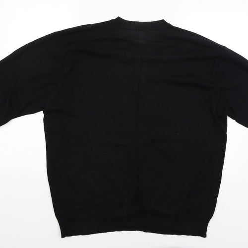 Authentic Mens Black   Pullover Jumper Size XL