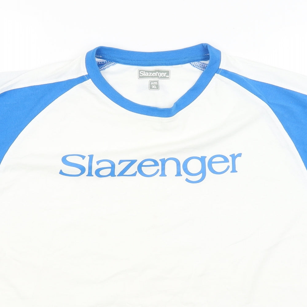 Slazenger Mens White    T-Shirt Size XL