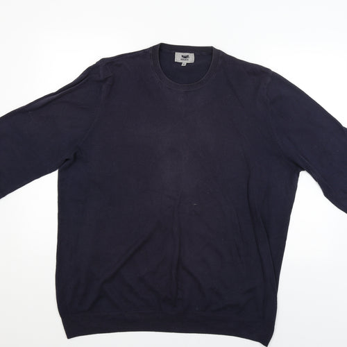 M&S Womens Blue   Pullover Jumper Size XL