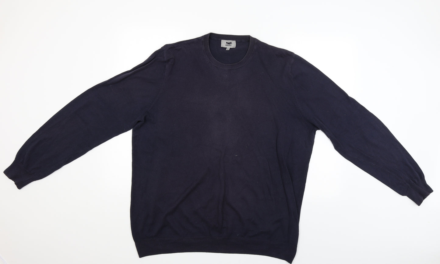 M&S Womens Blue   Pullover Jumper Size XL