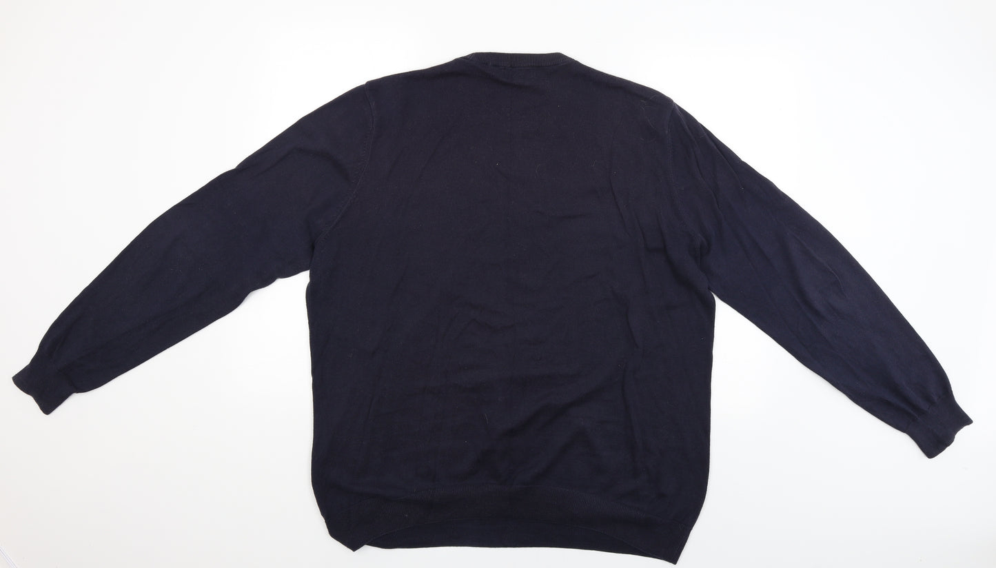 M&S Womens Blue   Pullover Jumper Size XL