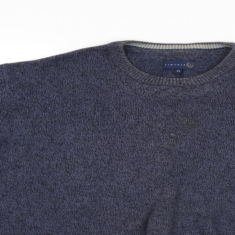 Lincoln Mens Blue   Pullover Jumper Size XL