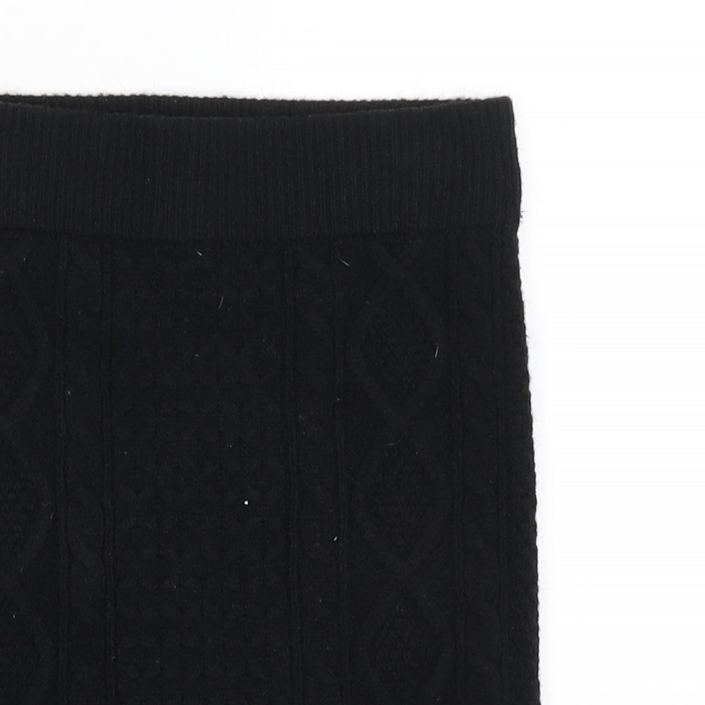 Primark Womens Black   Straight & Pencil Skirt Size 2XS