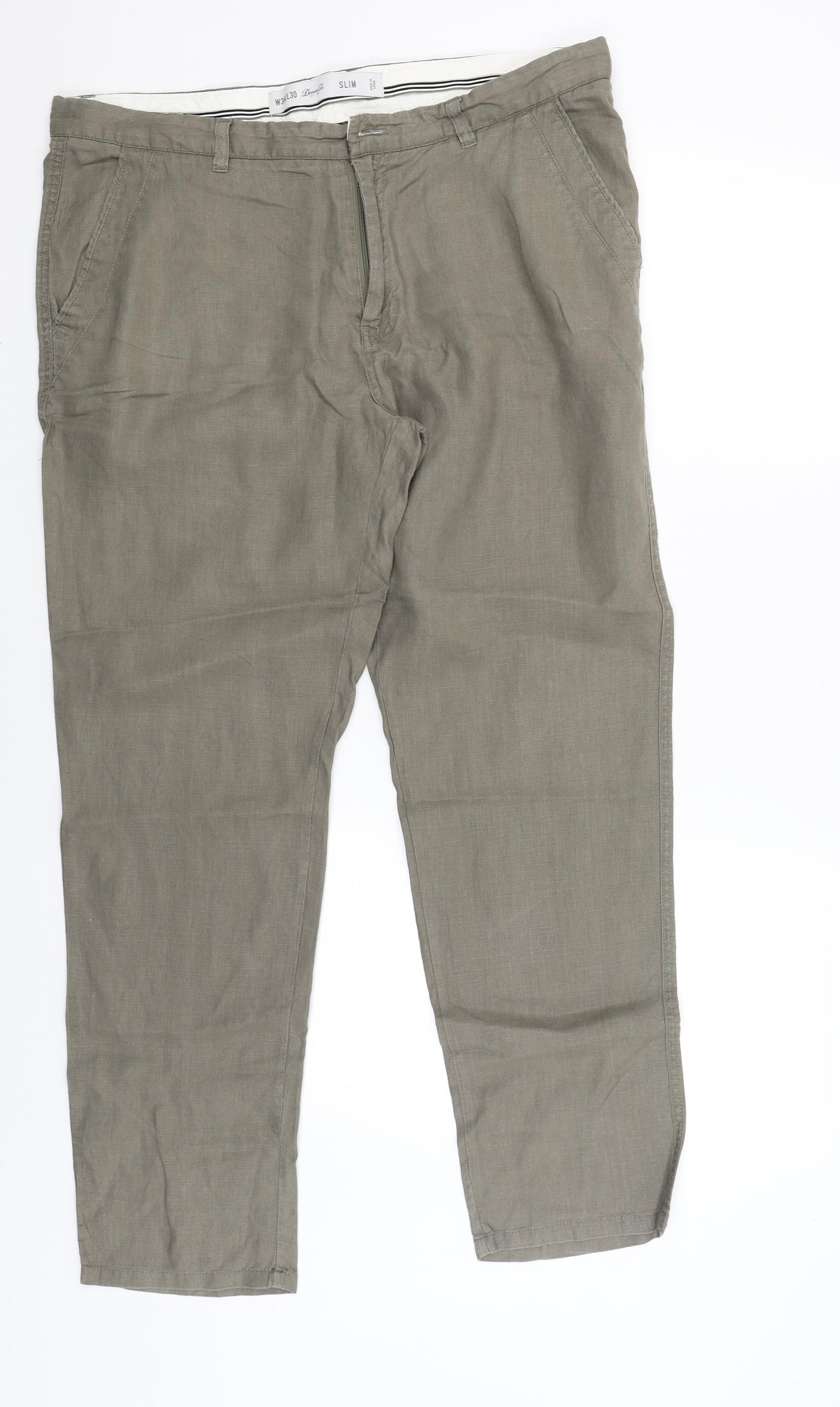 Denim & Co. Mens Beige   Cargo Trousers Size 36 L30 in