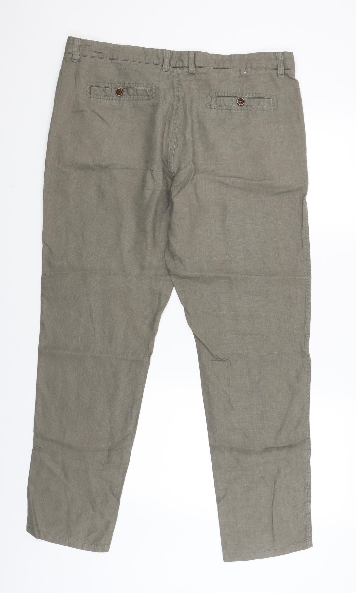 Denim & Co. Mens Beige   Cargo Trousers Size 36 L30 in