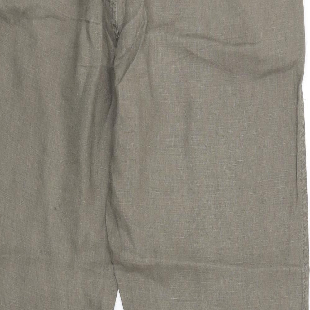 Denim & Co. Mens Beige   Cargo Trousers Size 36 L30 in