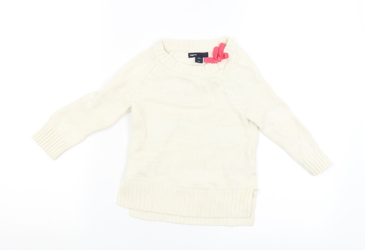 Gap Boys Beige   Pullover Jumper Size 4-5 Years