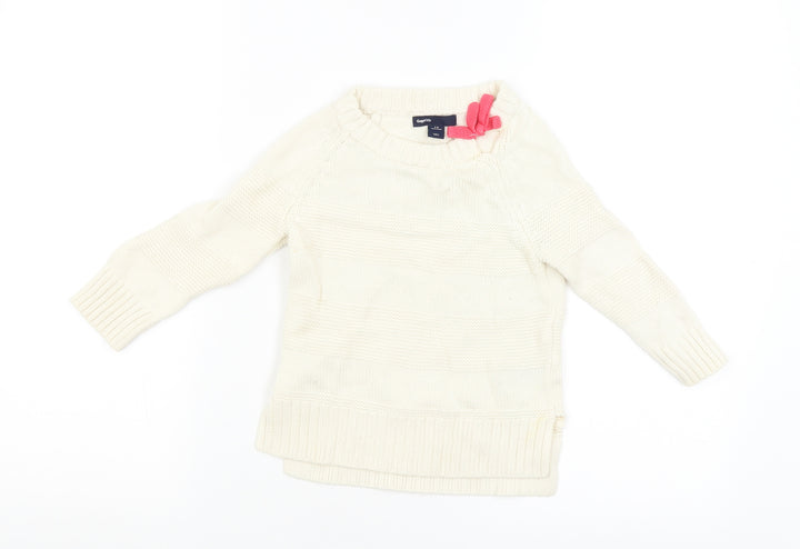Gap Boys Beige   Pullover Jumper Size 4-5 Years