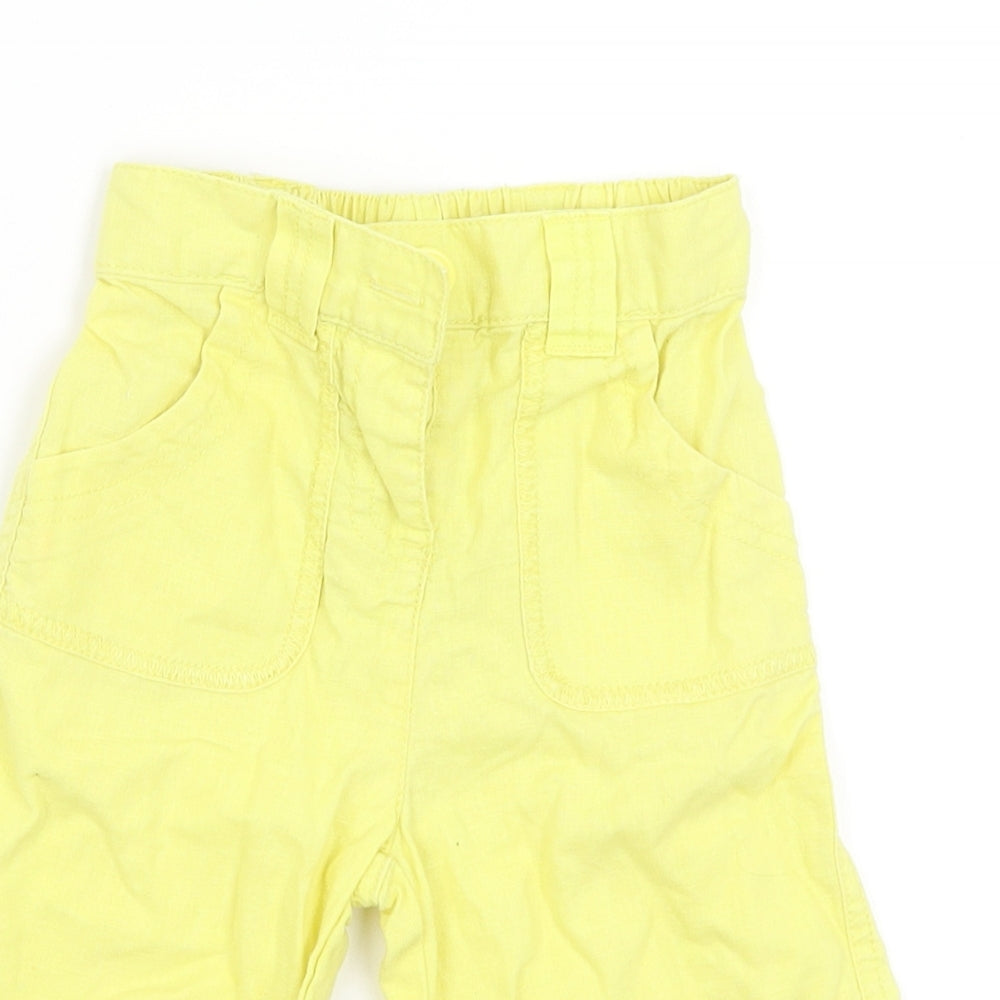 NEXT Boys Yellow   Cargo Trousers Size 18-24 Months L50 cm