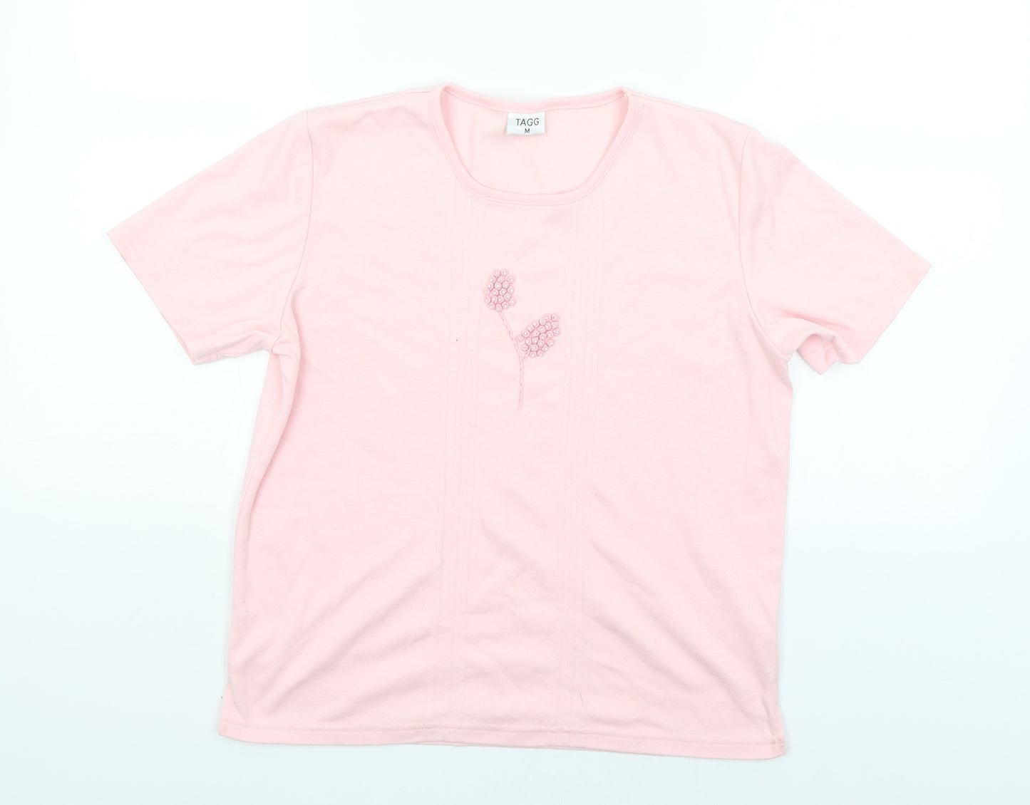 Tagg Womens Pink   Basic T-Shirt Size M