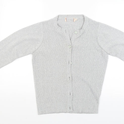 Preworn Womens Grey   Cardigan Jumper Size S
