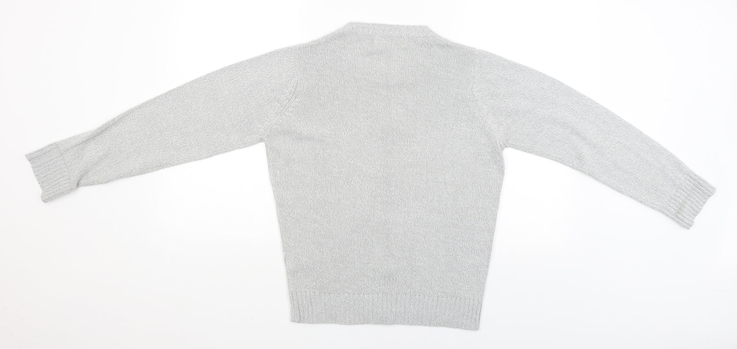 Preworn Womens Grey   Cardigan Jumper Size S