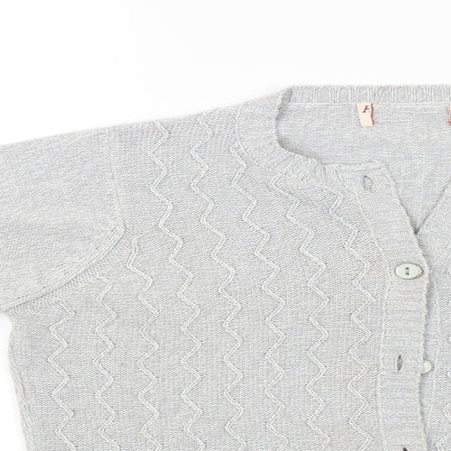 Preworn Womens Grey   Cardigan Jumper Size S