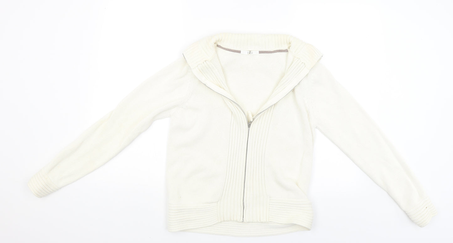 Marks and Spencer Womens Beige   Cardigan Jumper Size 10