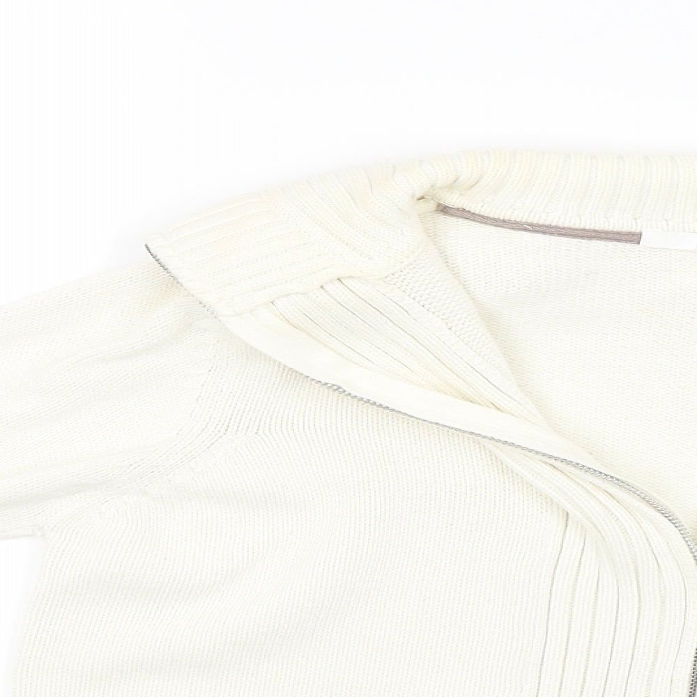 Marks and Spencer Womens Beige   Cardigan Jumper Size 10