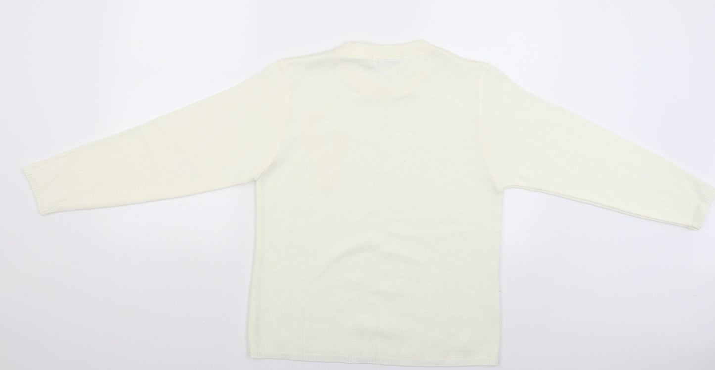 Classics Womens Beige   Pullover Jumper Size M