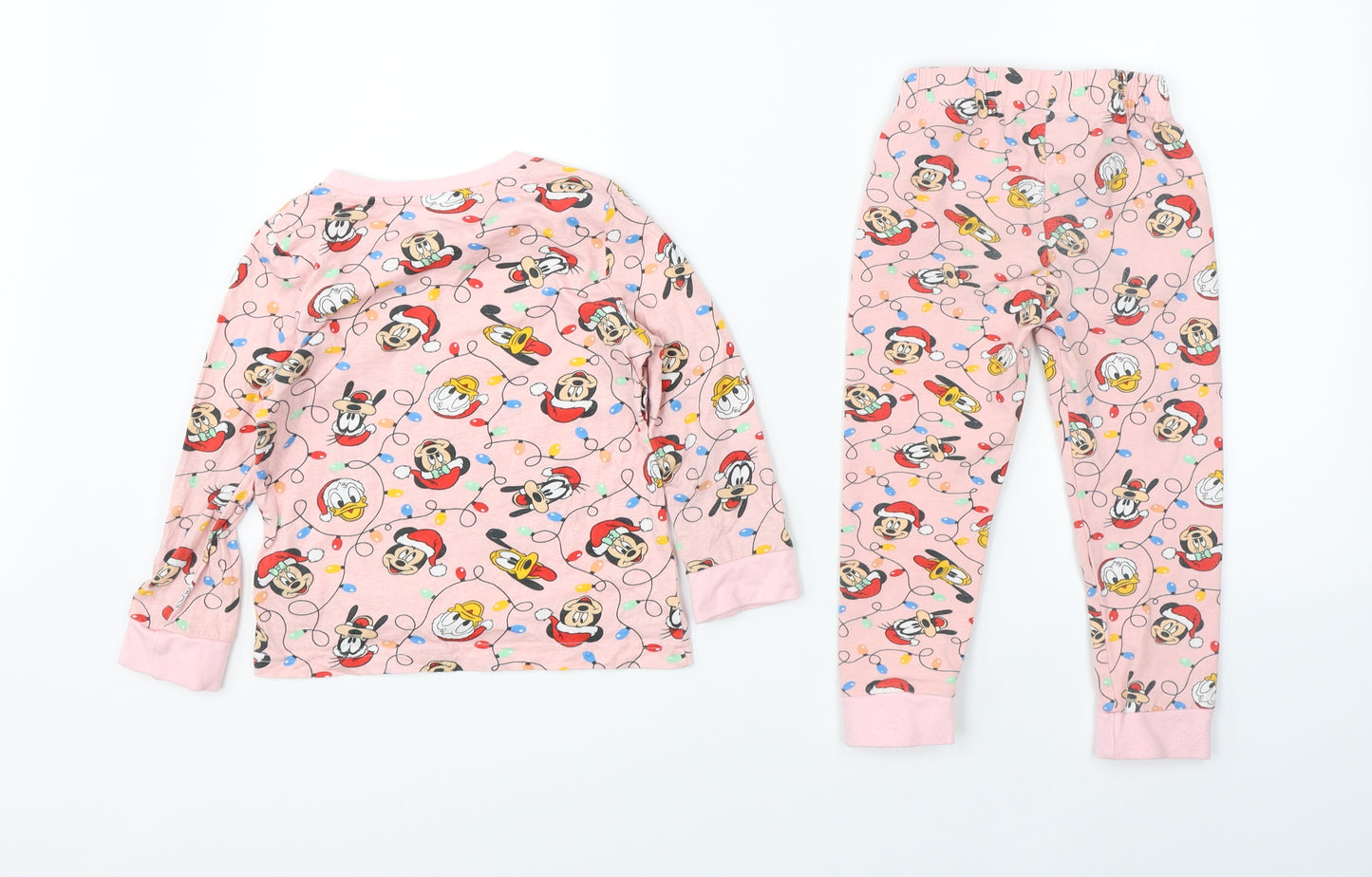 Disney Girls Pink    Pyjama Set Size 4-5 Years  - Disney