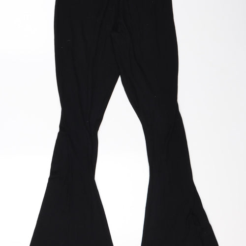 Missguided Womens Black   Jogger Leggings Size 8 L32 in