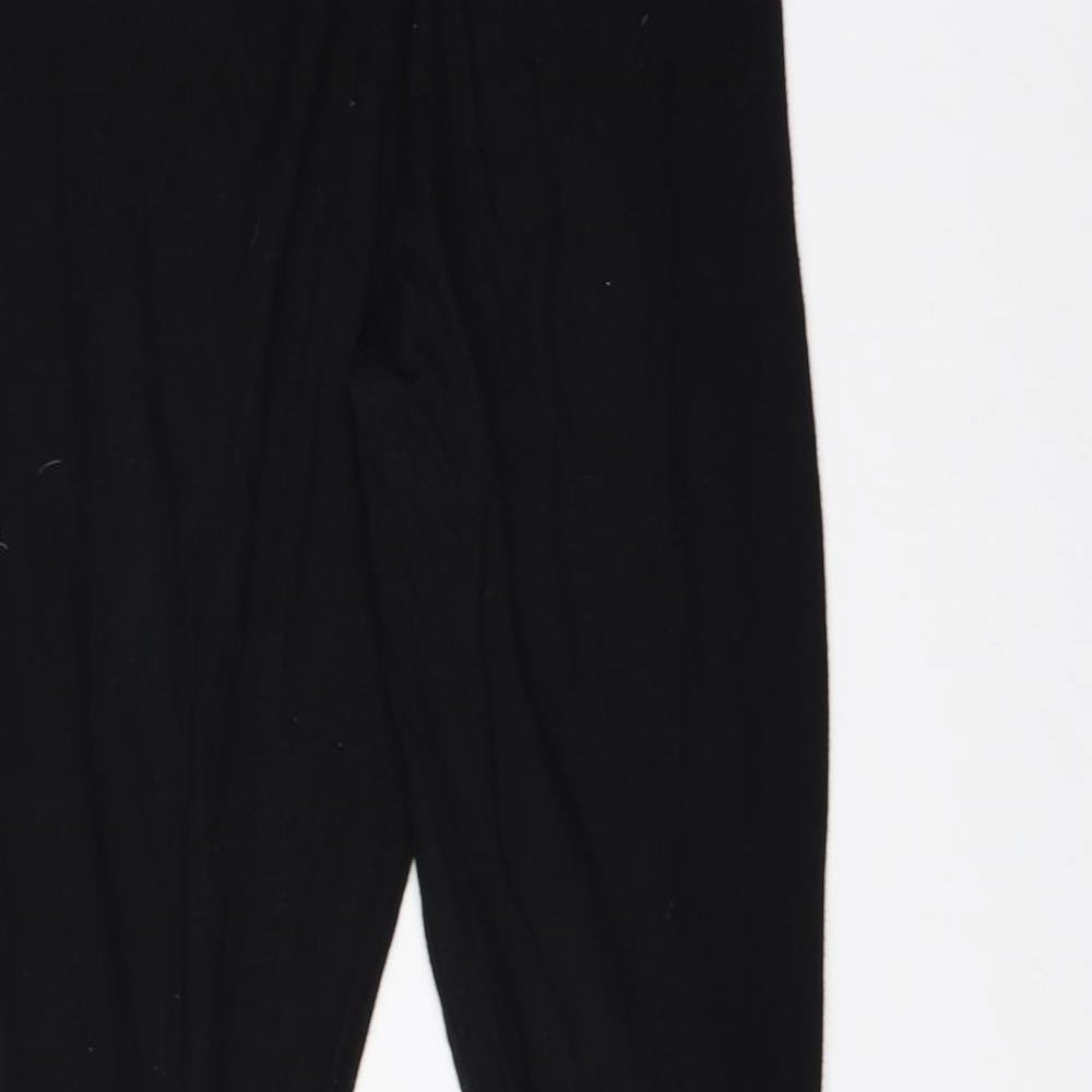 Missguided Womens Black   Jogger Leggings Size 8 L32 in
