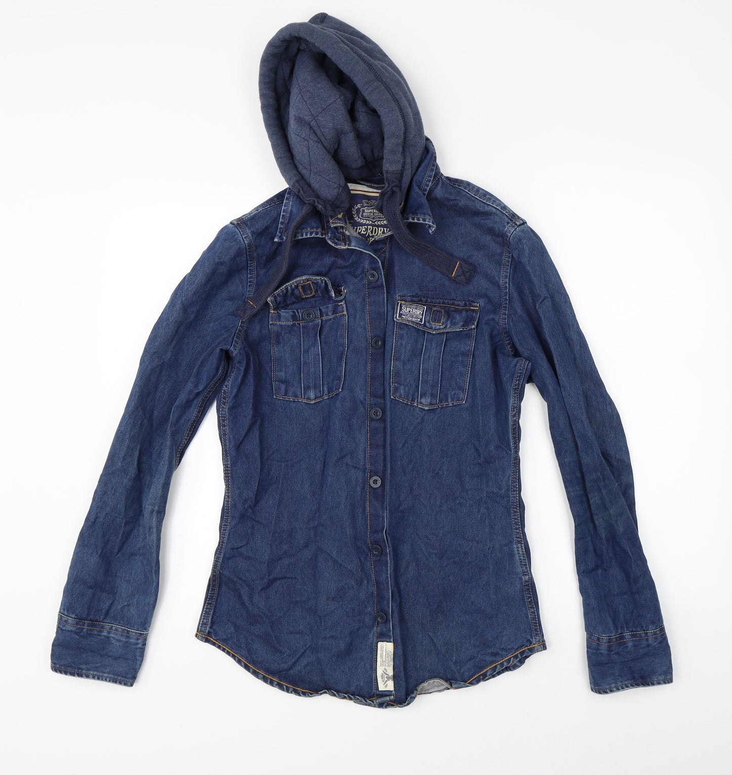Superdry Mens Blue  Denim Jacket  Size M