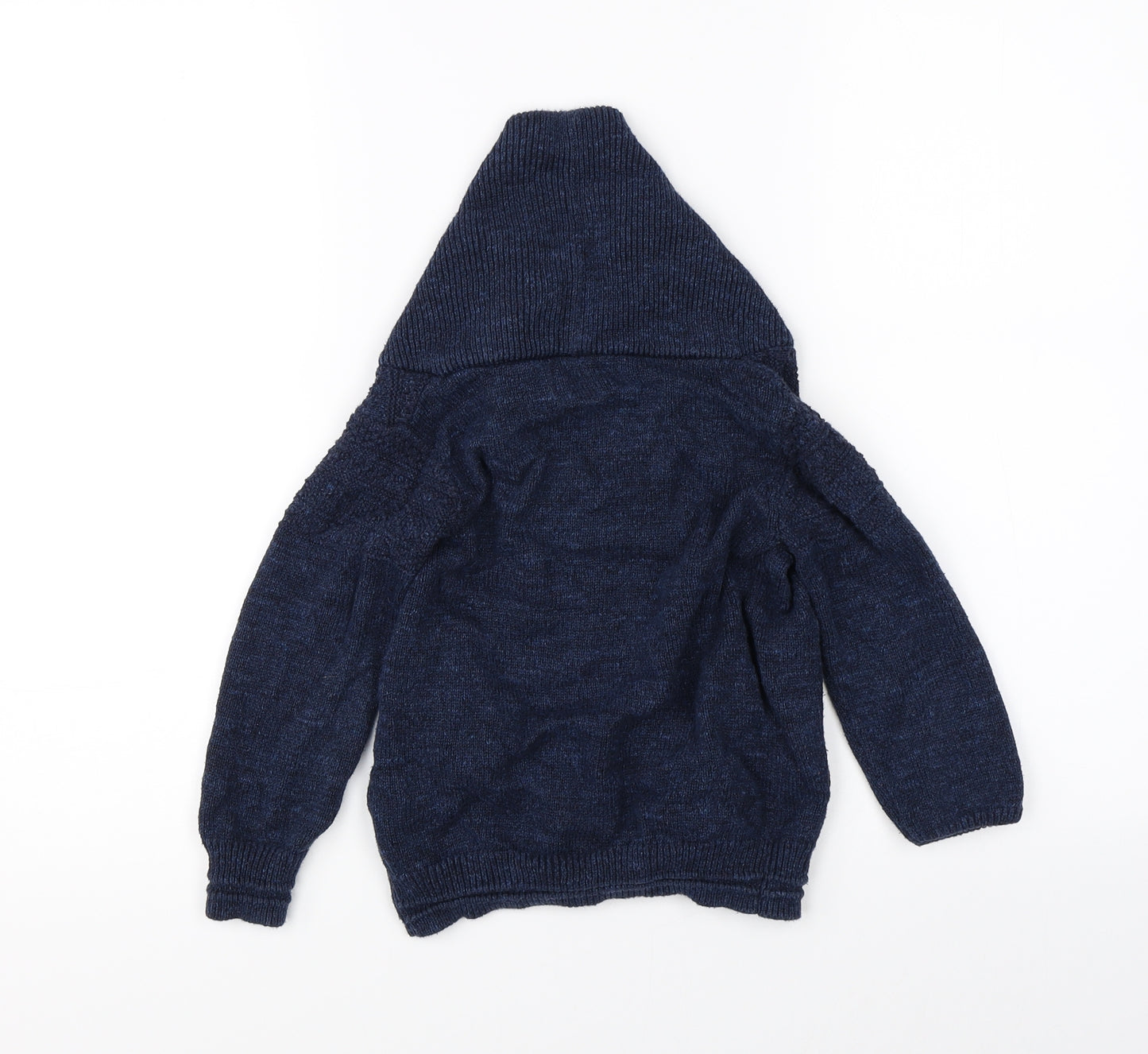NEXT Boys Blue  Knit Cardigan Jumper Size 4 Years