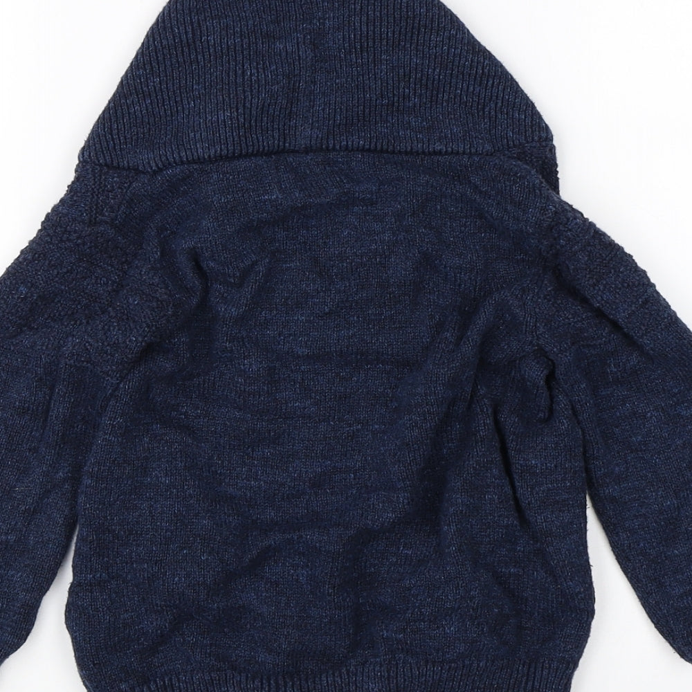 NEXT Boys Blue  Knit Cardigan Jumper Size 4 Years