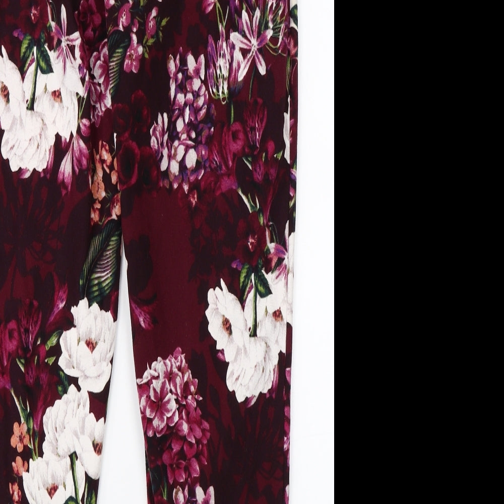 NEXT Womens Purple Floral   Pyjama Pants Size M