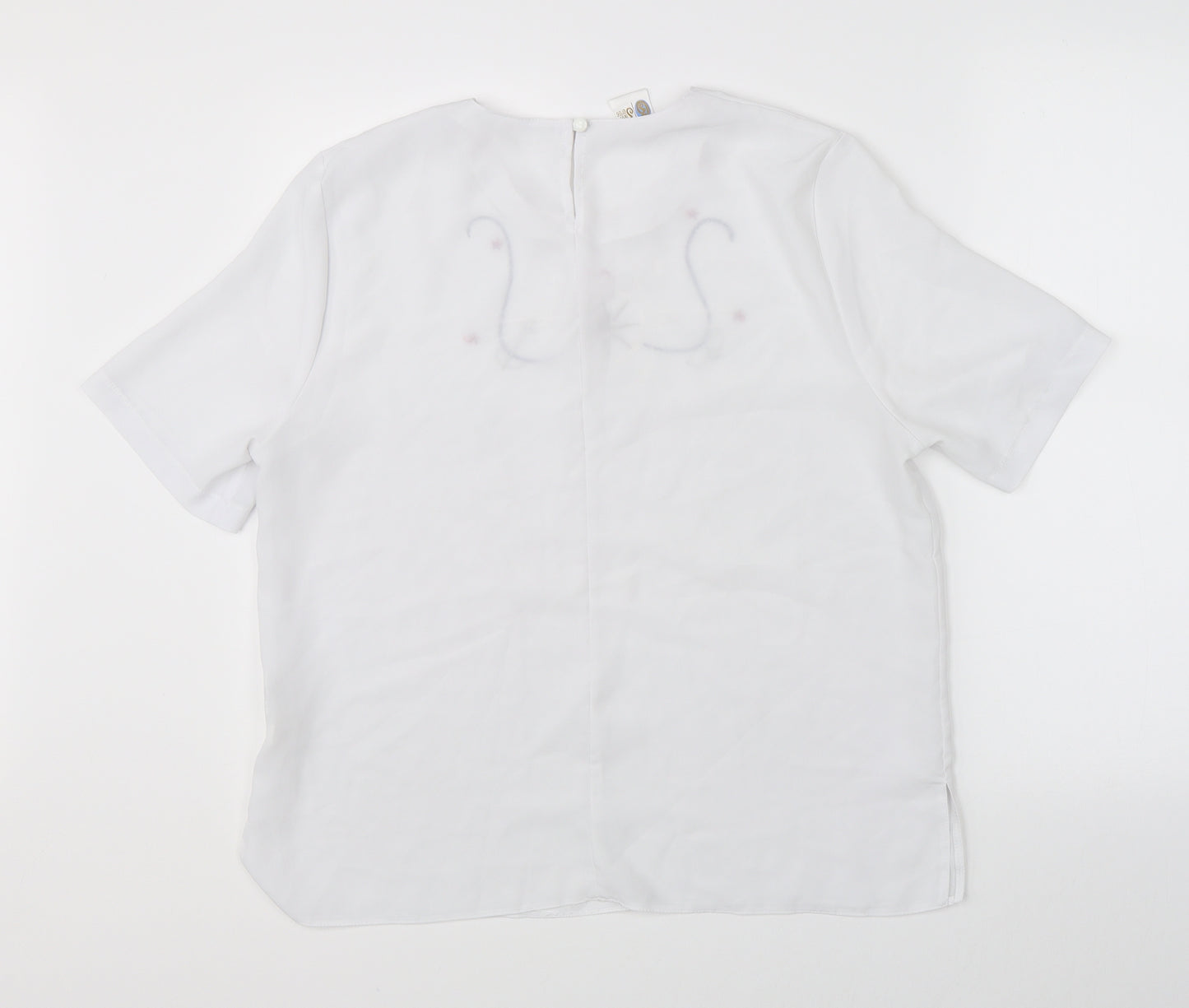 Your Sixth Sense Womens White   Basic Blouse Size 14