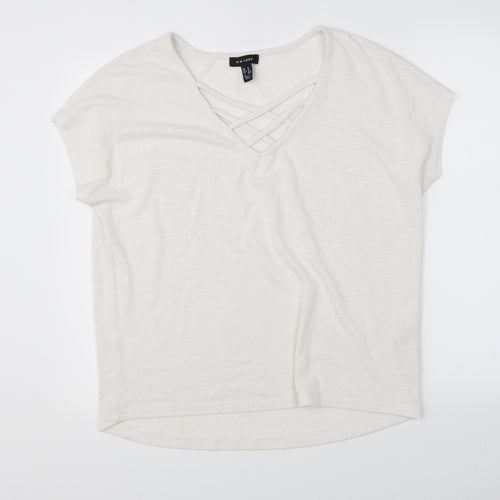 New Look Womens White   Basic Blouse Size M