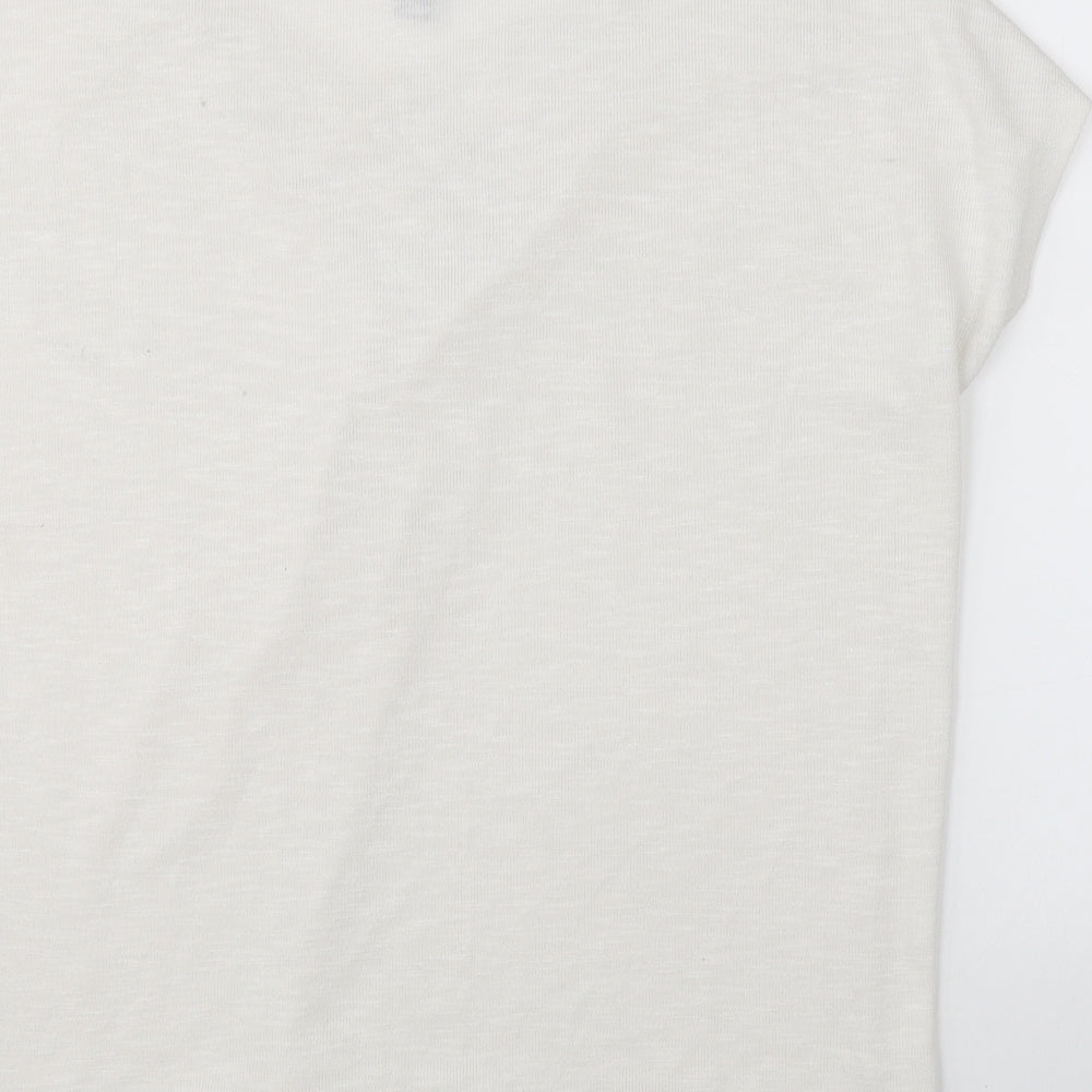 New Look Womens White   Basic Blouse Size M