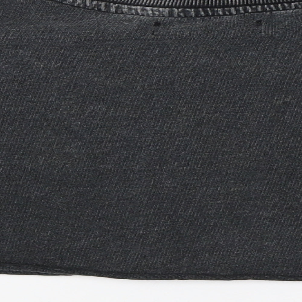 Bershka Womens Blue   Cropped T-Shirt Size 12