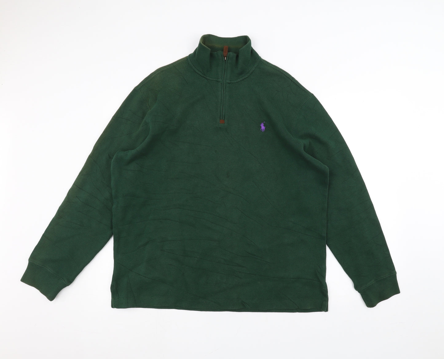 Polo Ralph Lauren Mens Green   Pullover Jumper Size L