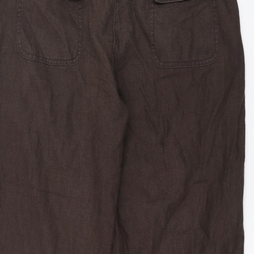 NEXT Womens Brown   Trousers  Size 16 L22 in