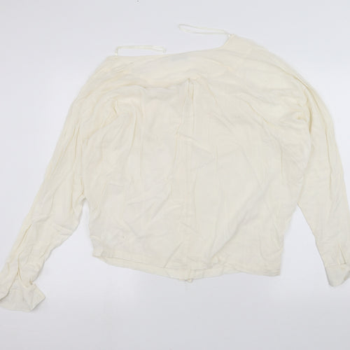 New Look Womens White   Basic T-Shirt Size 8