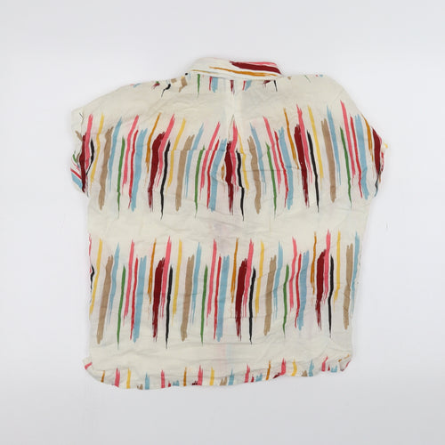 Louche Womens White   Basic Button-Up Size 8