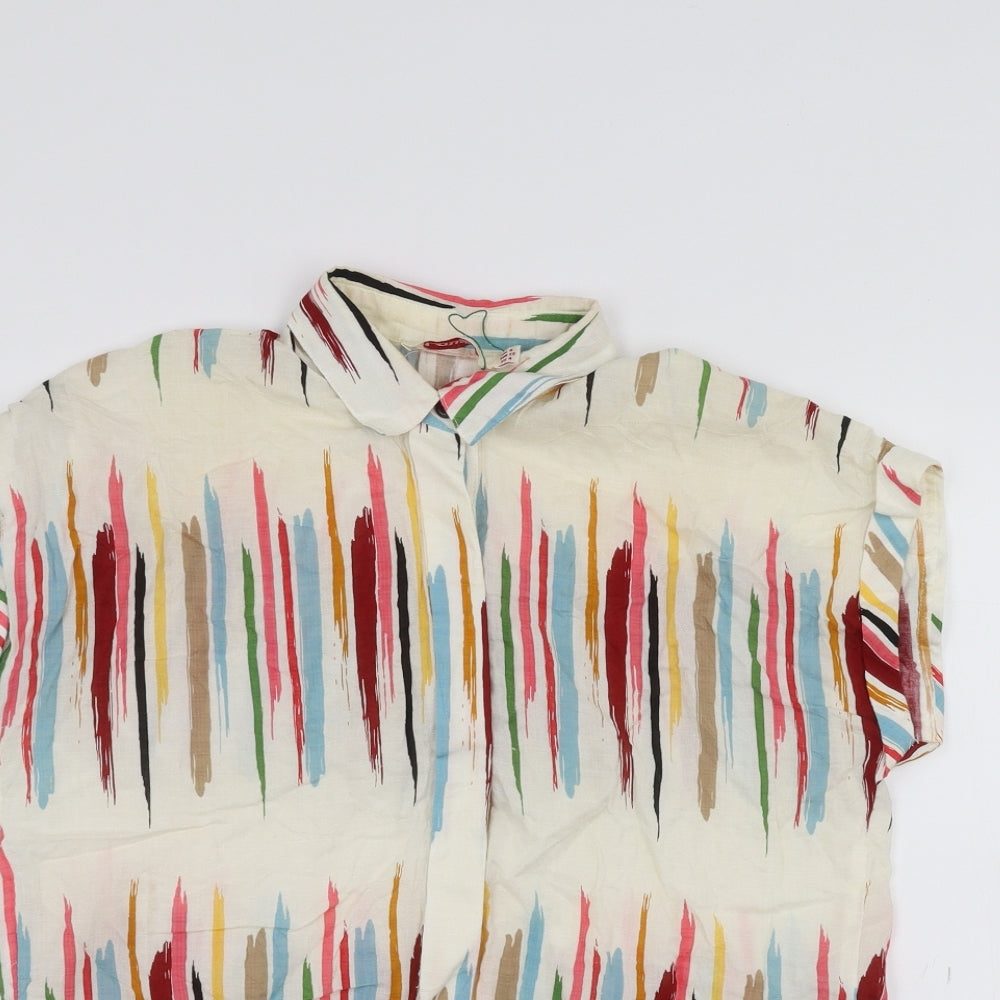 Louche Womens White   Basic Button-Up Size 8