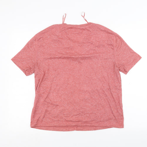 Marks and Spencer Womens Pink   Basic T-Shirt Size M